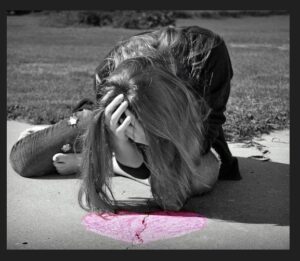 Heartbroken girl dp